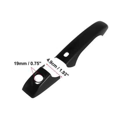 4 x Door Trim Handle Covers for Jeep, Dodge, Chrysler - Glossy Black