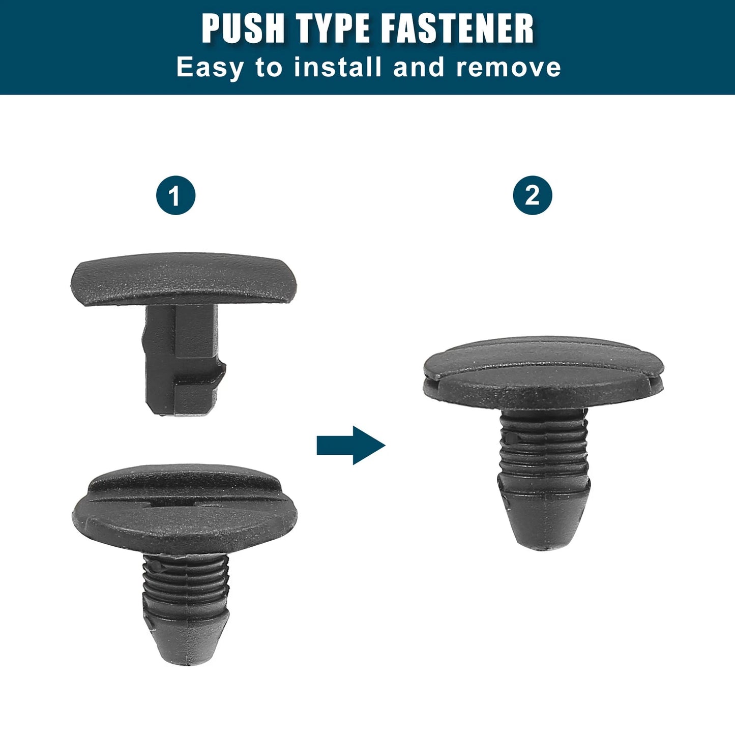 20 x Fender Liner Clips for Peugeot 206 307 (2000-2007)