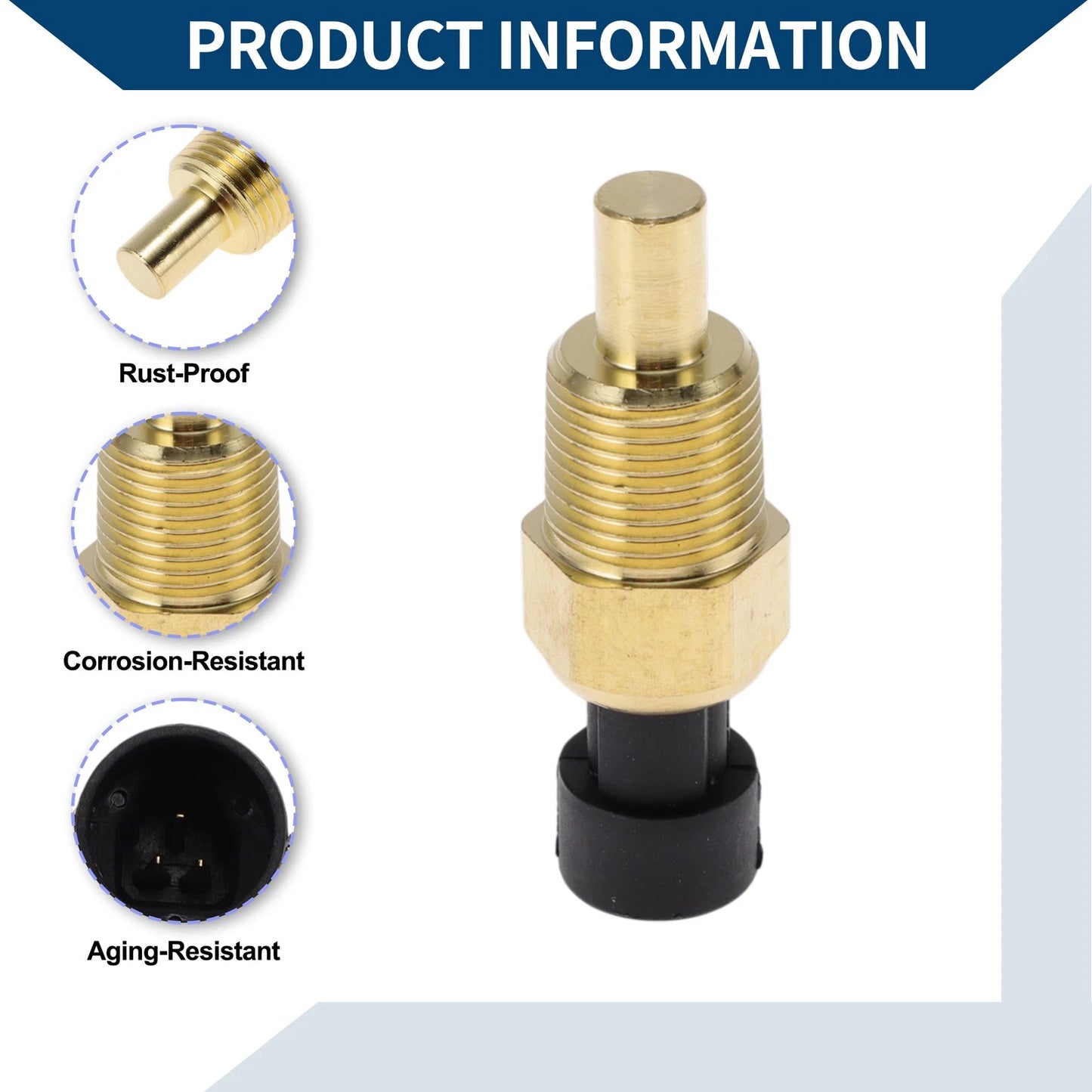 Engine Coolant Temperature Sensor for Buick Century Custom 3.1L