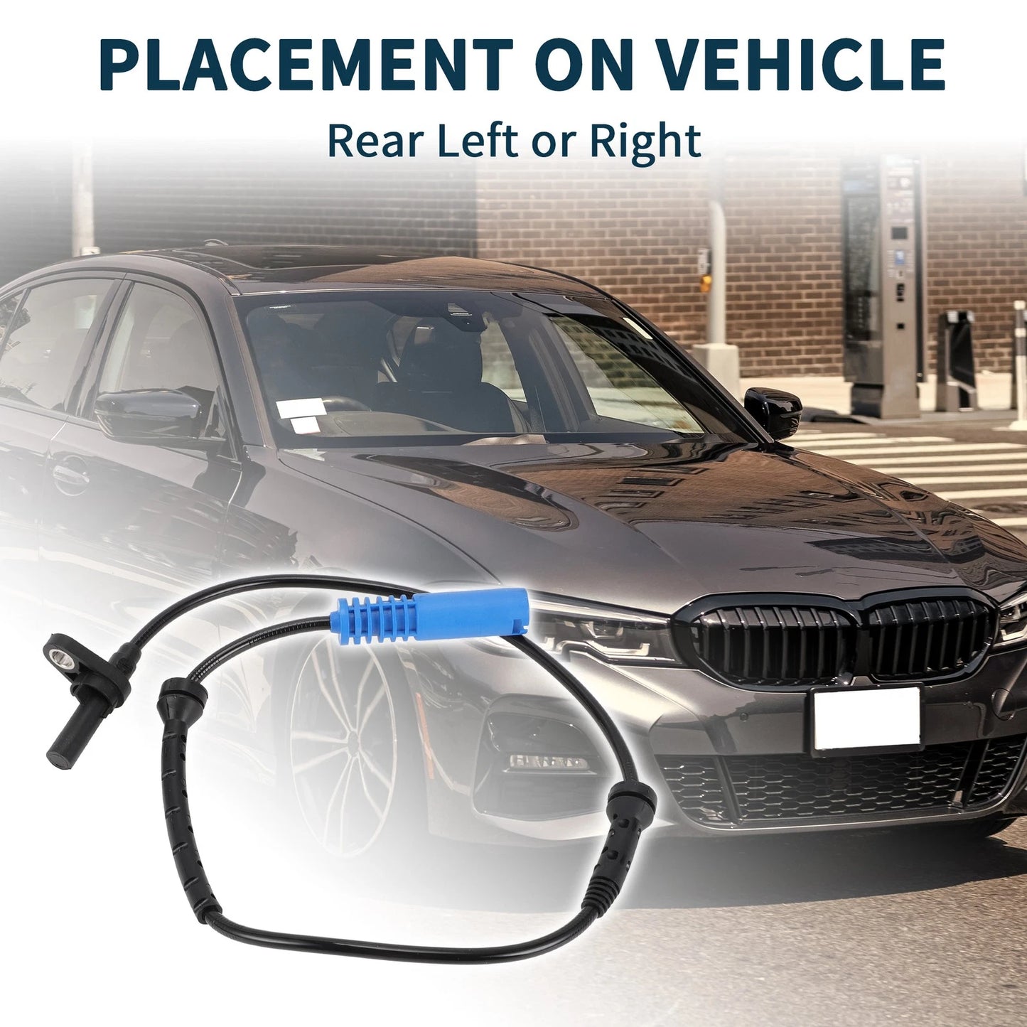 Rear Left or Right ABS Wheel Speed Sensor for BMW 335xi 328xi