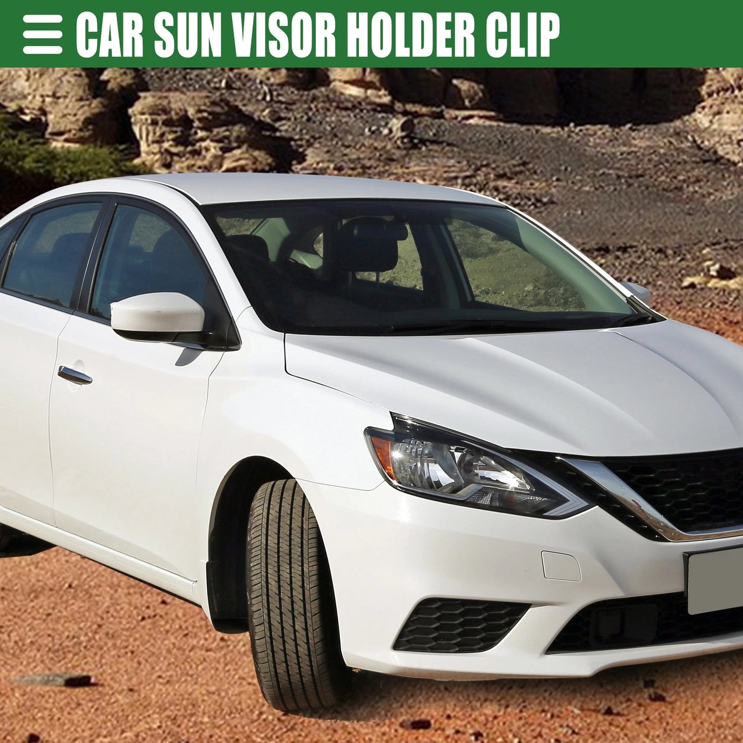 Sun Visor Holder Clip for Nissan Sentra (2015-2019)