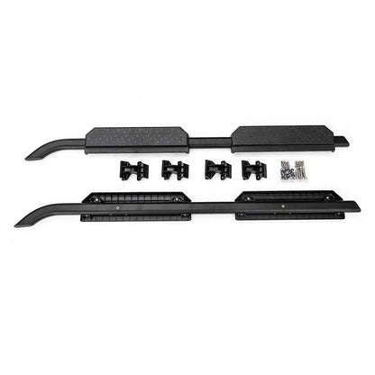 Black Running Board Side Steps for 2020-2024 Land Rover Defender 110 4-Door