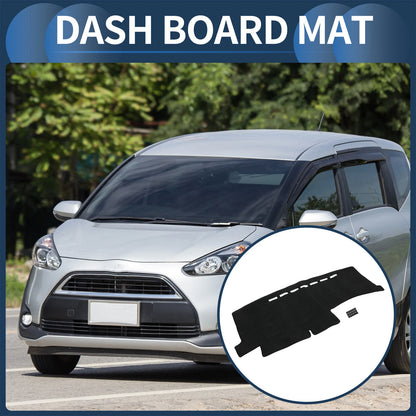 Dashboard Cover Mat for Toyota Sienta 2016-2024 Black 1 Set