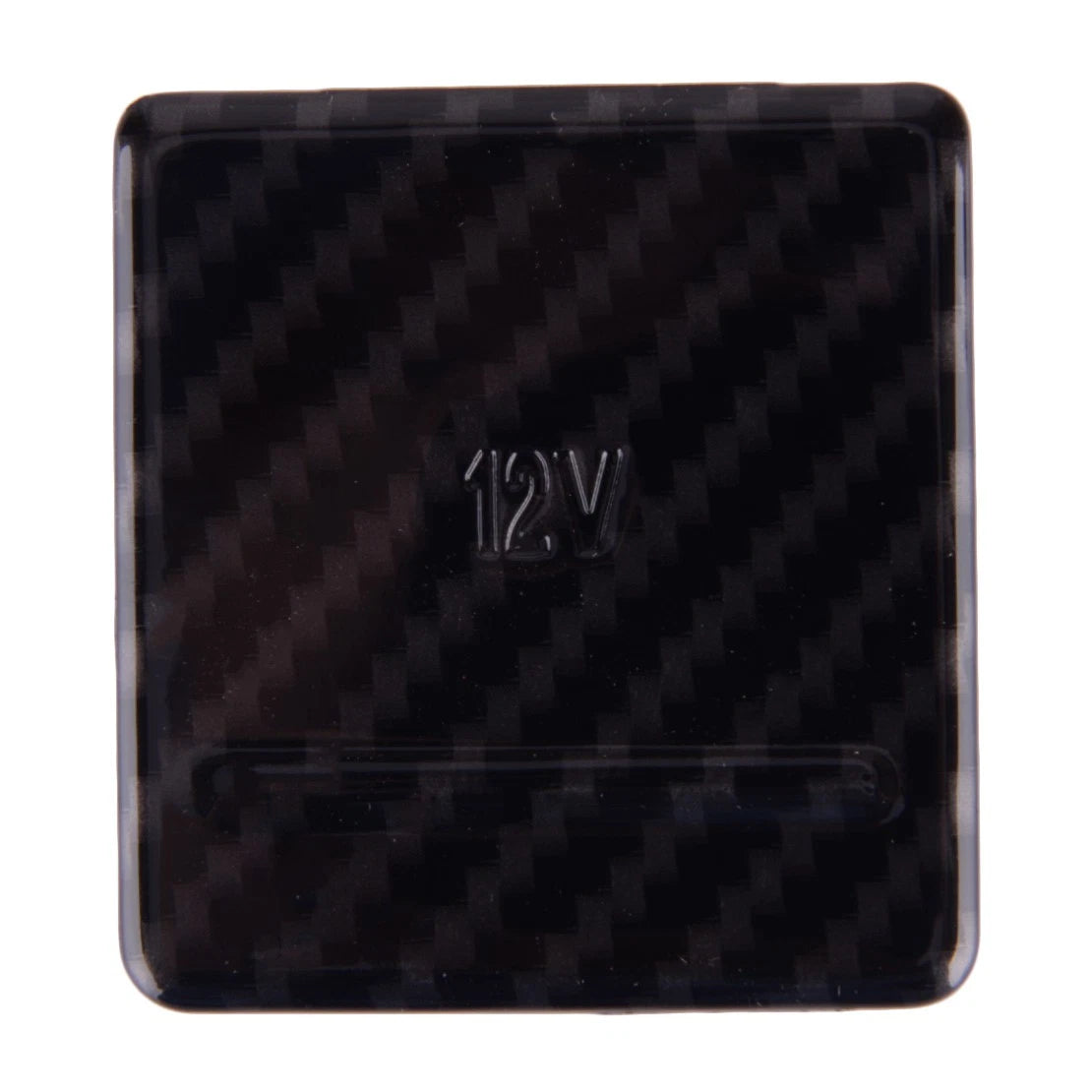 Carbon Fiber Cigarette Lighter Trim Cover for Ford Mustang