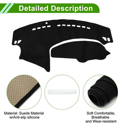 Dashboard Cover Mat for Mazda Axela 2009-2013 Sun Protector Black