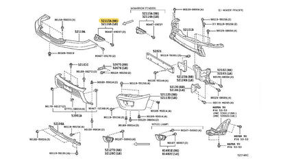 Bumper Support Bracket for Toyota Hilux Revo 2WD (2015-2019)