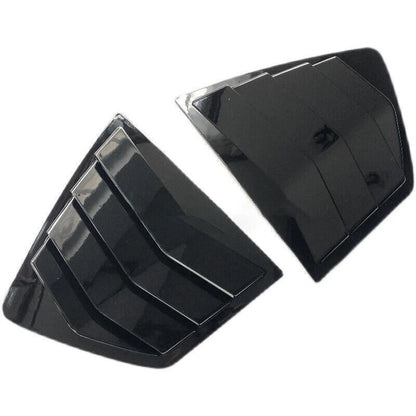 2 x Gloss Black Window Louver Shutter Cover Trim for Honda Accord (2008–2013)