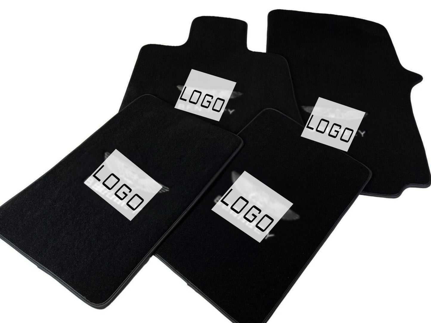 Custom Black Floor Mats for Bentley Arnage (1998-2009) - Tailored Set