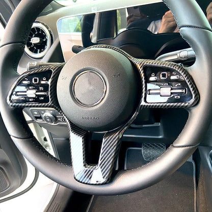 Steering Wheel Cover for Mercedes Benz A Class W177 A180 A200 A220 (2019-23)
