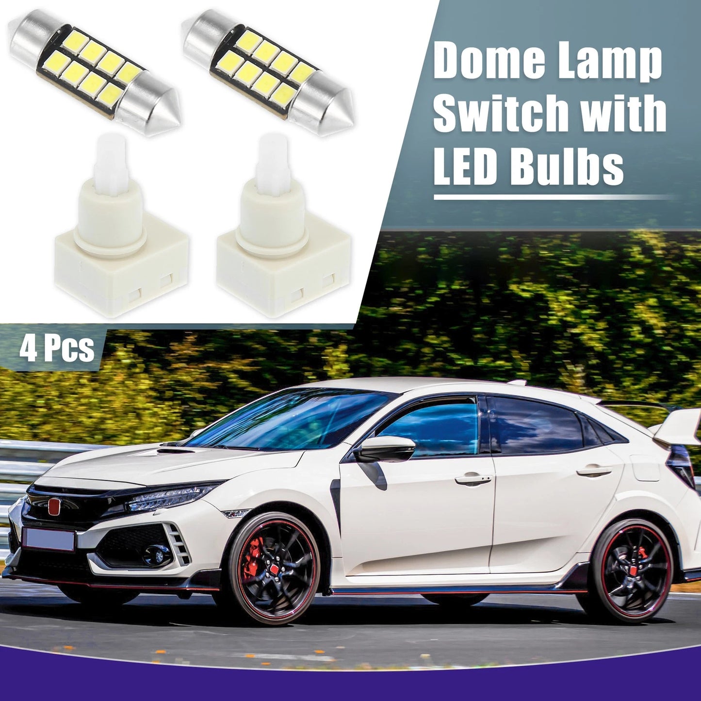 4 x Dome Lamp Switches for Honda Odyssey (2005-2010)