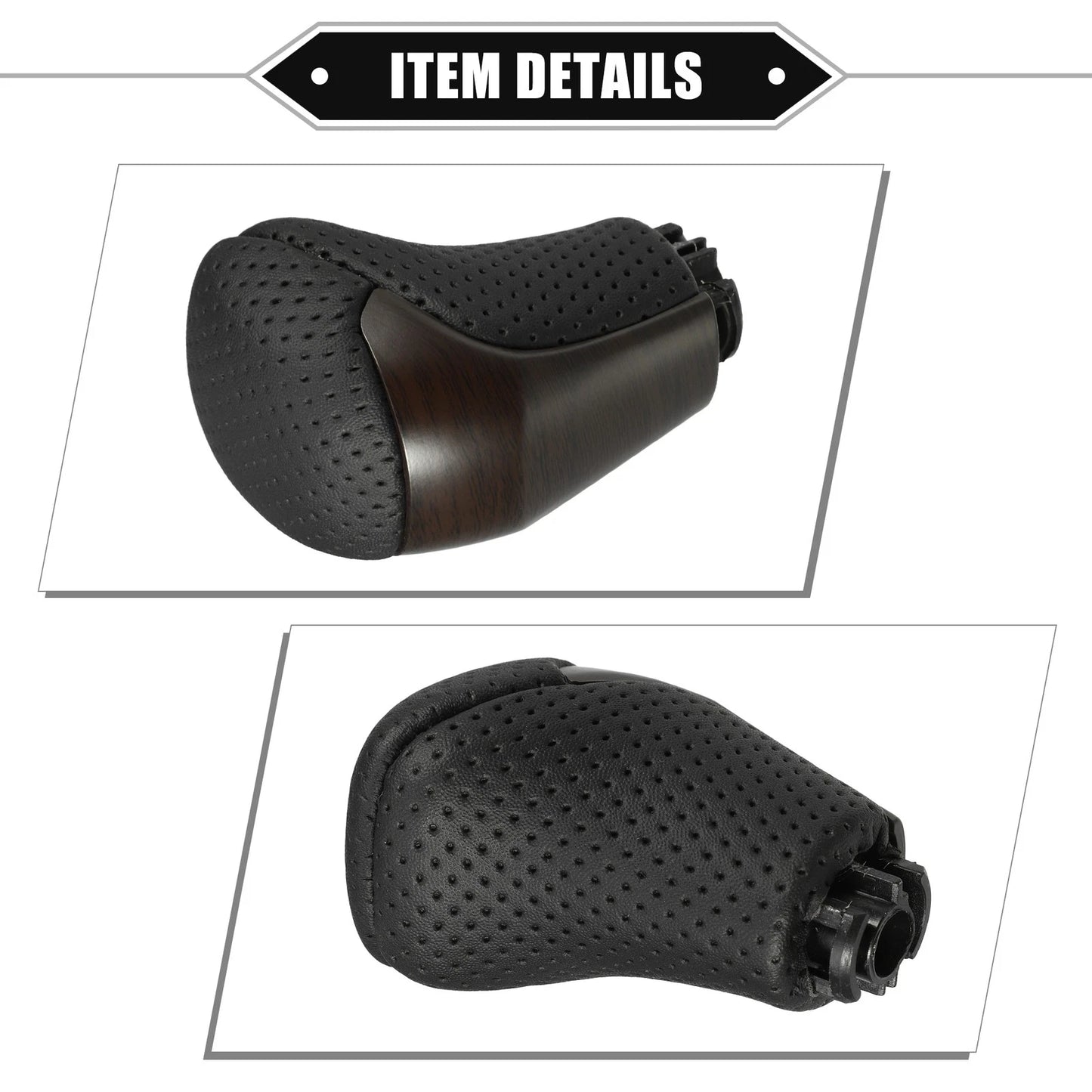 Automatic Gear Shift Knob for Toyota Highlander 2014-2019 Black Drilled