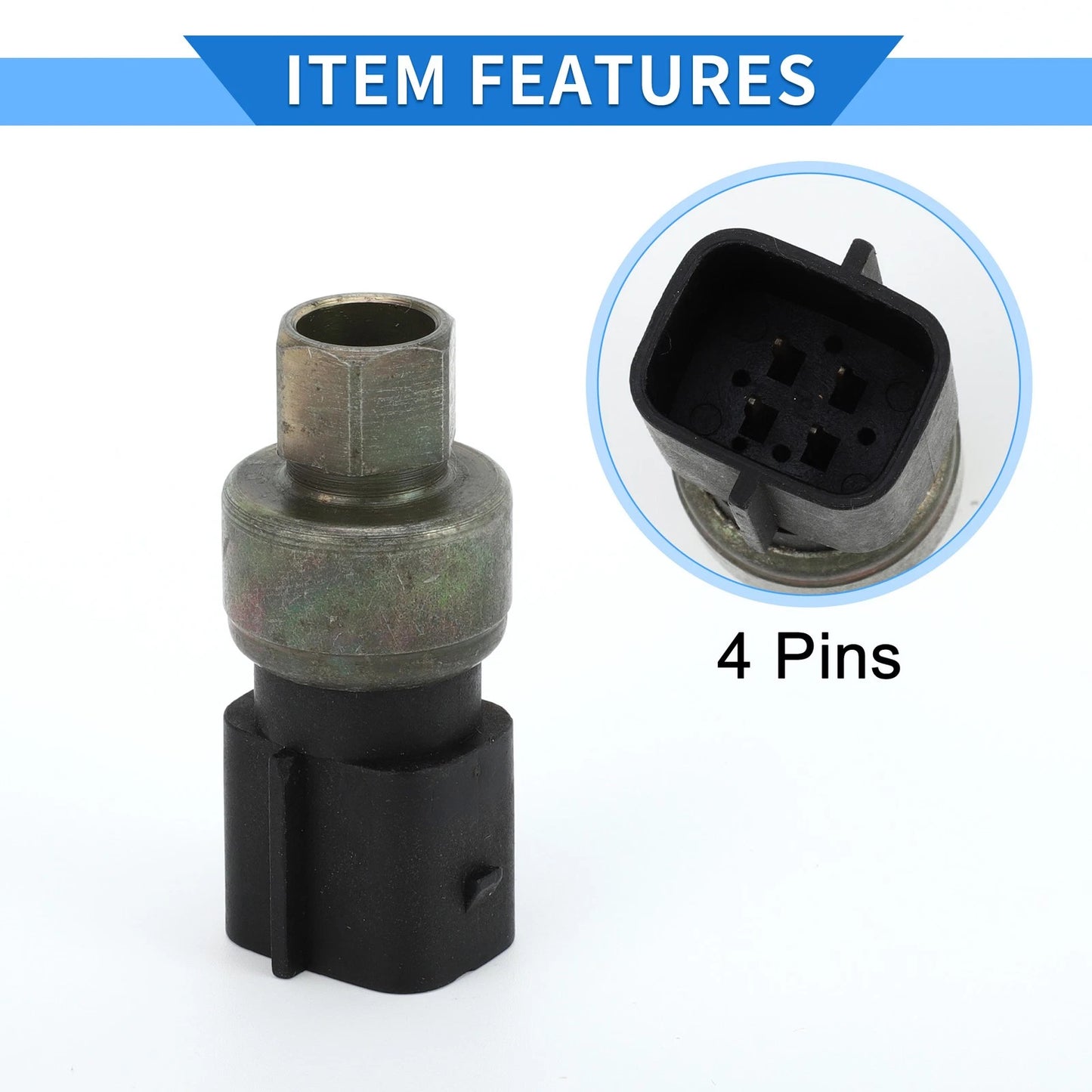 A/C Pressure Switch Sensor for Ford E450 Escape Mustang Taurus (2000-2023)