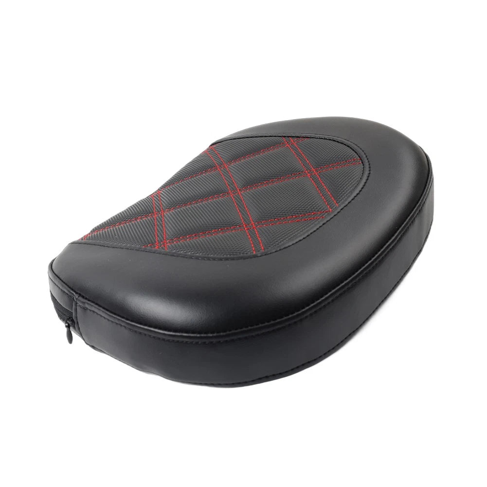 Red Stitching Sissy Bar Backrest Pad for Harley Electra Glide (2014-2023)