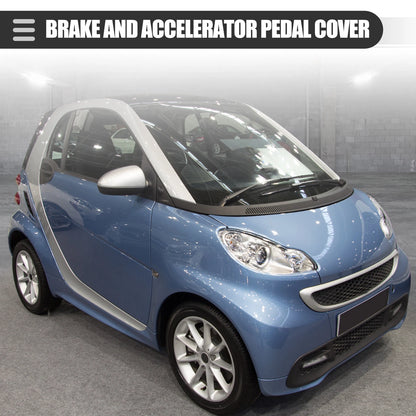 Brake & Accelerator Pedal Covers for Mercedes Benz Smart Fortwo (2009-2014)