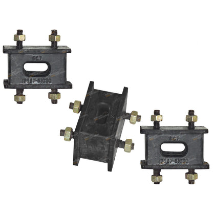 3 x Rubber Exhaust Mounts for Toyota Landcruiser