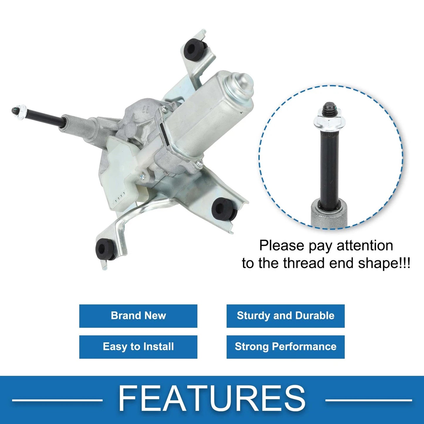 Rear Windshield Wiper Motor for Dodge Caliber (2007-2012)