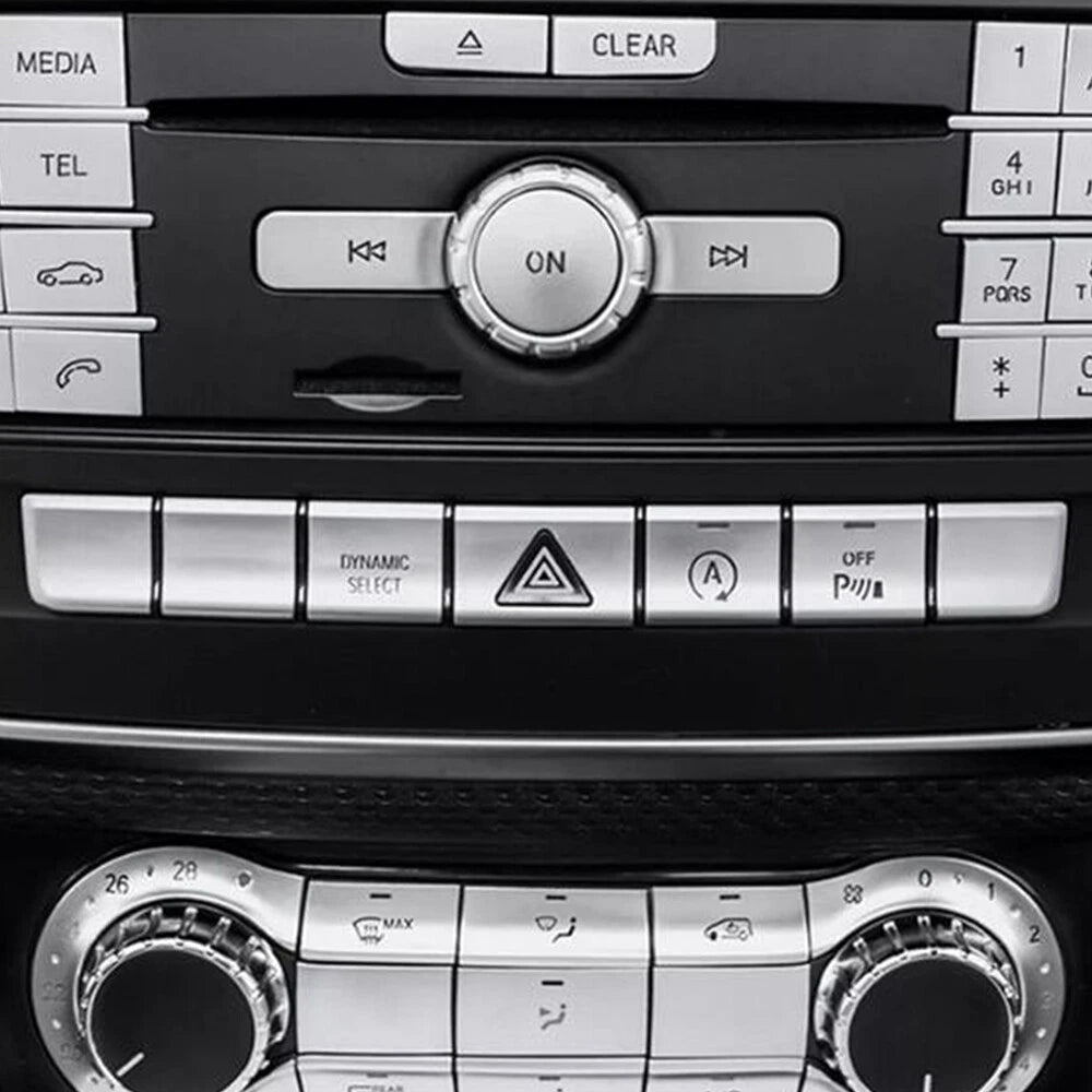 7 x Switch Cover Trim for Benz A Class W176, B Class W246, C117 (2012-2019)
