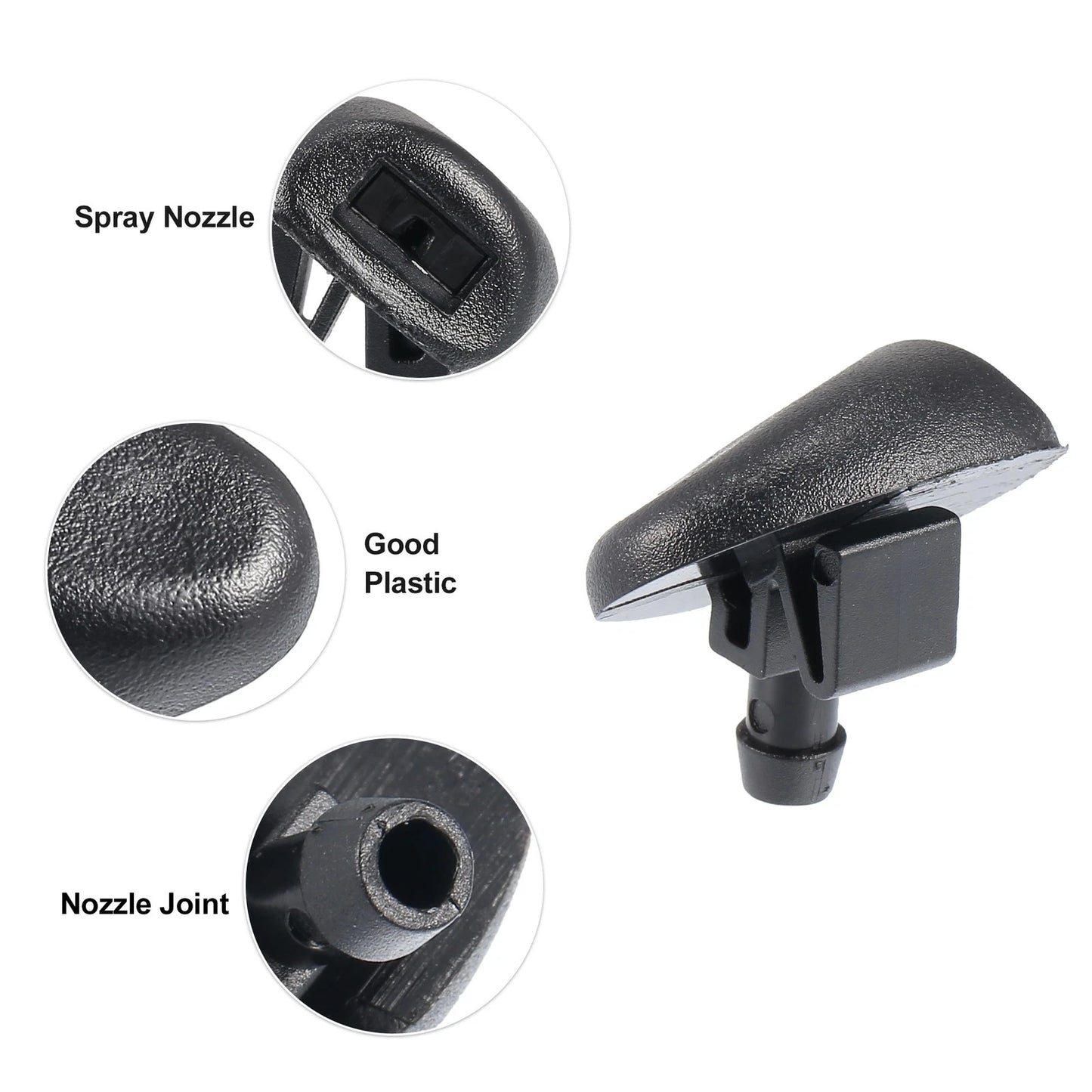 4pcs Windshield Washer Nozzles for Peugeot 206 (1998-2023)