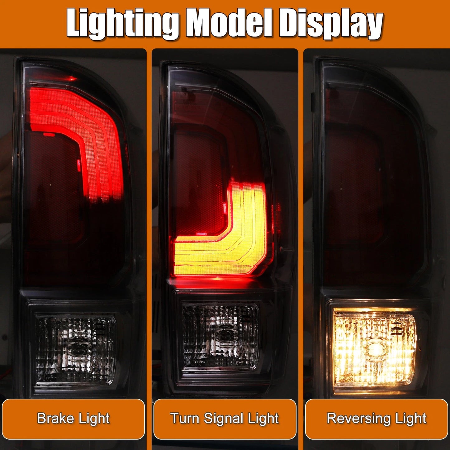 Right Side LED Tail Light Assembly for Toyota Tacoma (2016-2021)