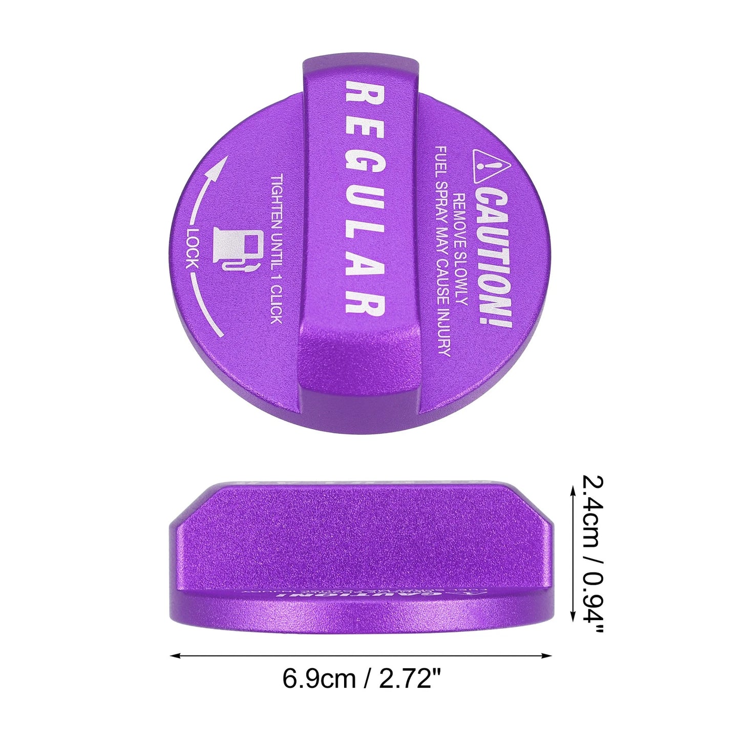 Purple Fuel Tank Cap Cover for Toyota