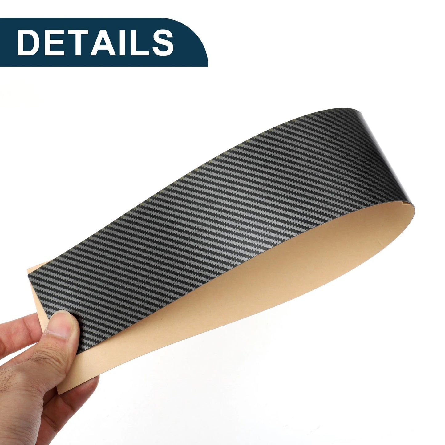 4pcs Door Pillar Window Trim for Toyota Sequoia (2008-2014) Carbon Fiber Black