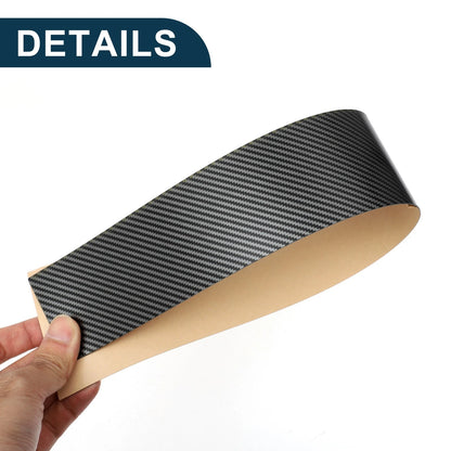 4pcs Door Pillar Window Trim for Toyota Sequoia (2008-2014) Carbon Fiber Black