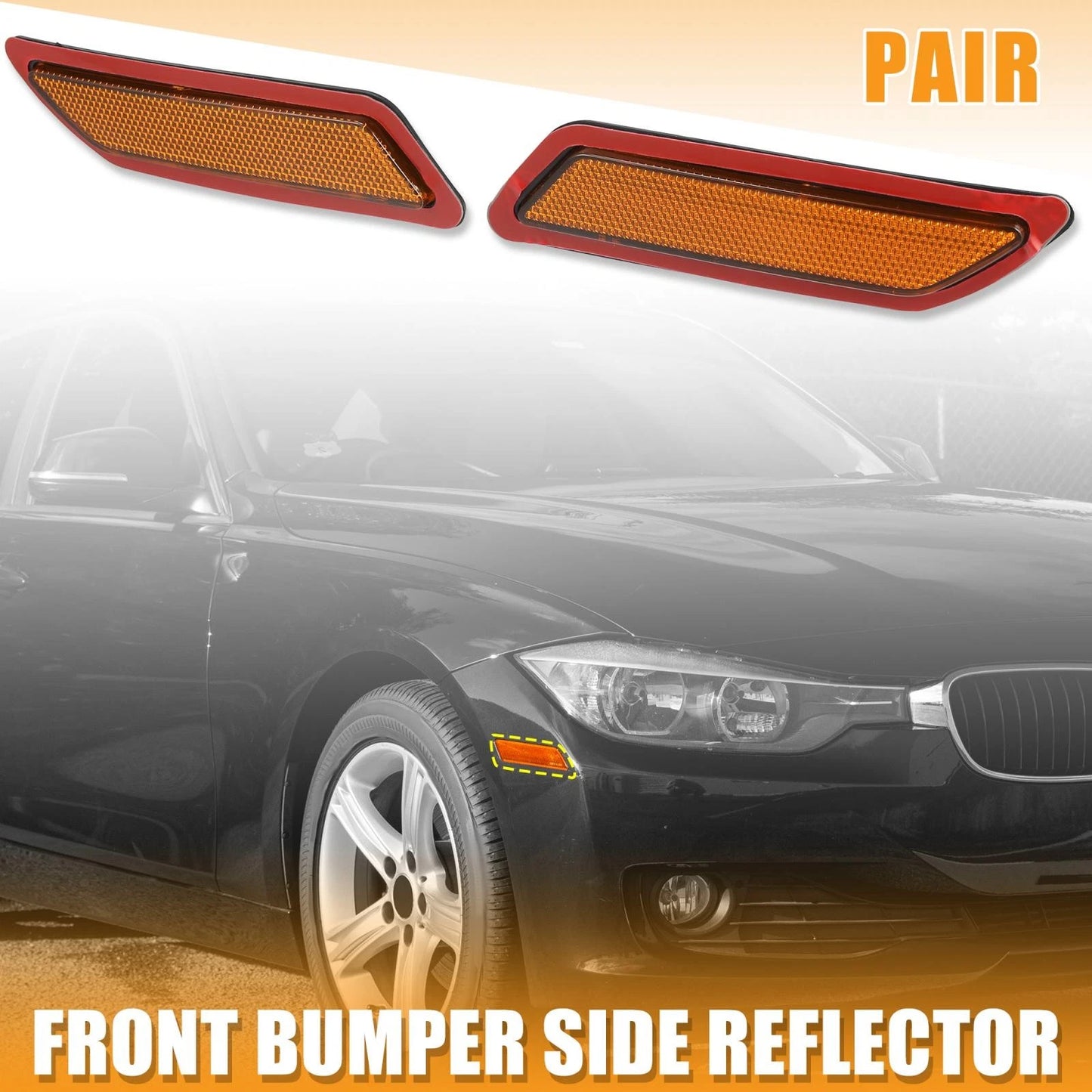 Bumper Reflector Side Marker  63147274522 for BMW F30 F31 3-Series (2013-2015)