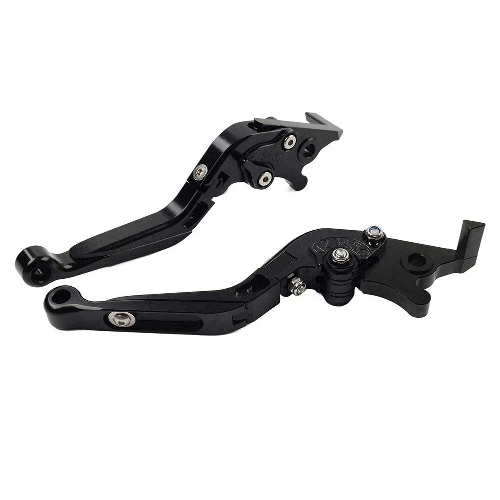 CNC Extendable Brake Clutch Levers for Yamaha YZF R1 (2009-2014) Black