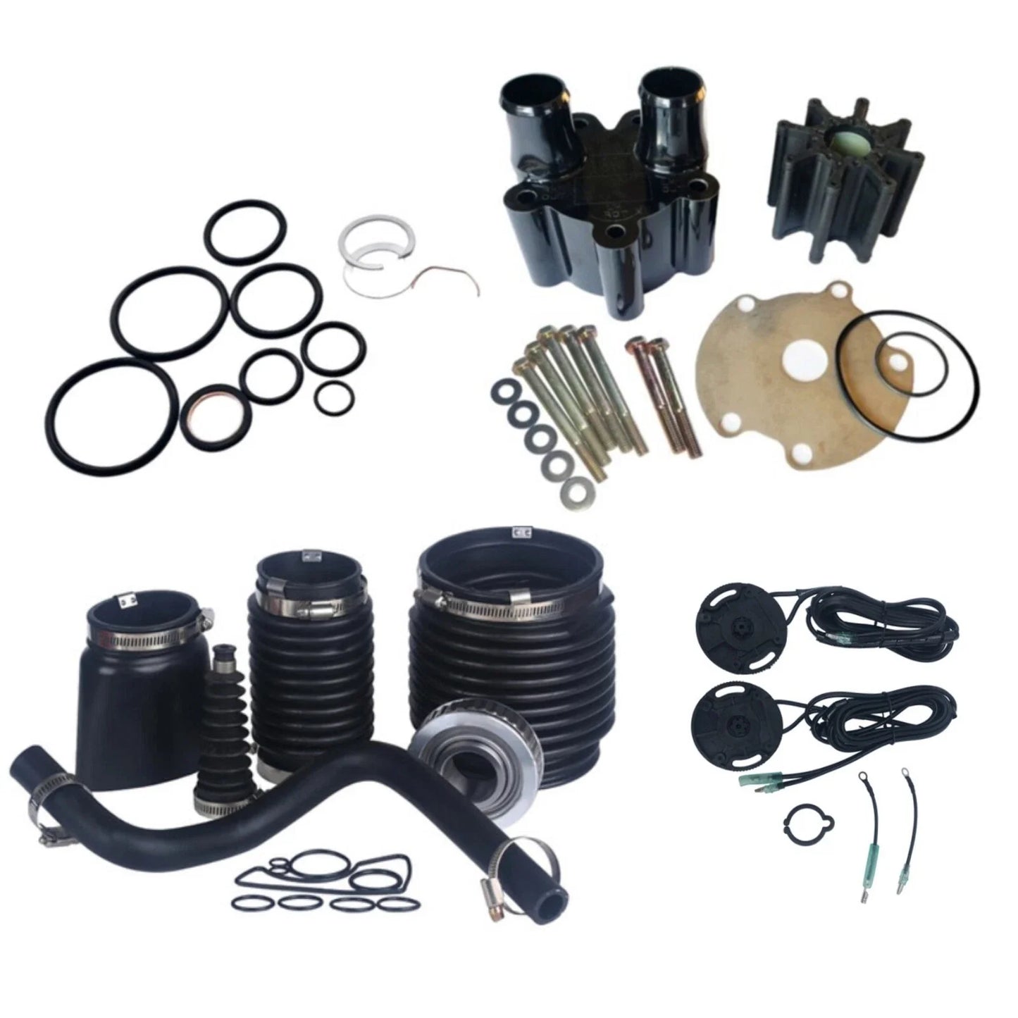 Transom Bellows Repair Kit for Mercruiser Bravo 1/2/3 (1990-2023)