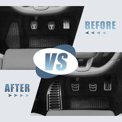 Anti-Slip Clutch Brake Gas Accelerator Pedal Covers for Ford