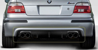 Rear Bumper Diffuser for BMW E39 M5 5 Series Gloss Black (1996-2003)