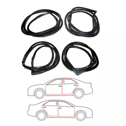 Door Weatherstrip Set for Toyota Corona Mark II Sedan 1972-1976