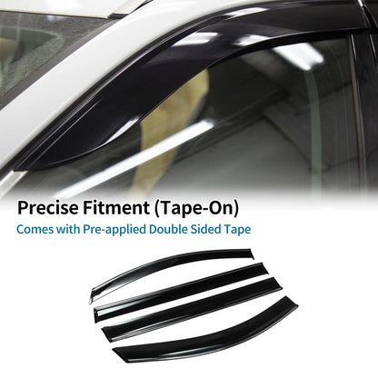 Window Deflectors 1 Set Side Window Vent Visors for Toyota Sienna (2011–2011)