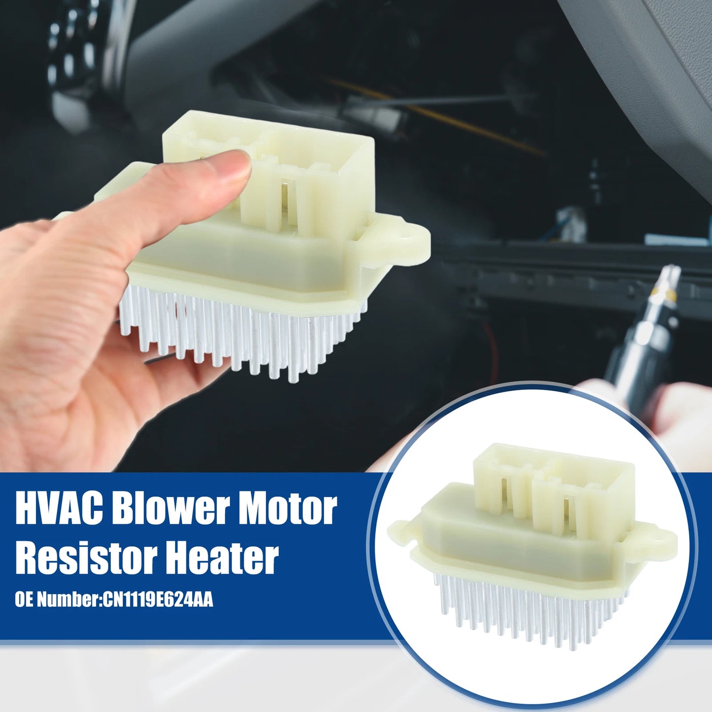 HVAC Blower Motor Resistor for Ford Ecosport 2015-2020 Beige