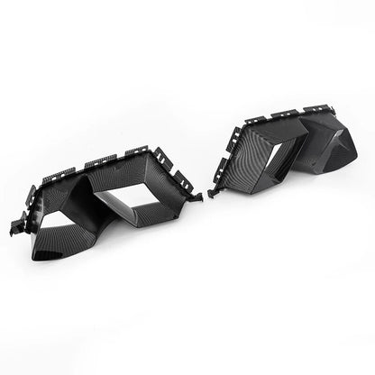 Carbon Black Front Bumper Side Air Vent Grilles for BMW G80 M3 G82 G83 M4