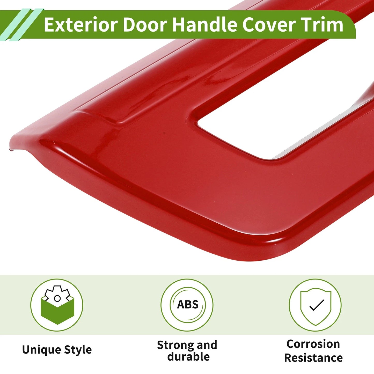 Exterior Trim Tailgate for Ford F150 Red ABS (2015-2020)