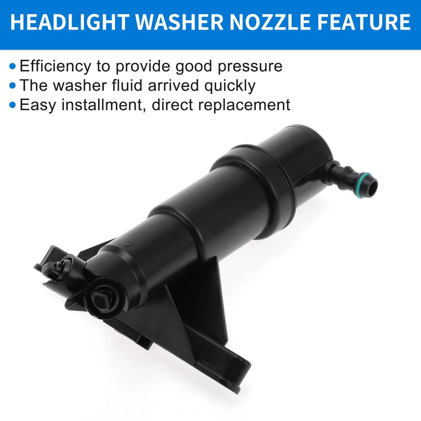 Front Headlight Washer Nozzle for BMW 525i 550i 535xi (2007-2010)