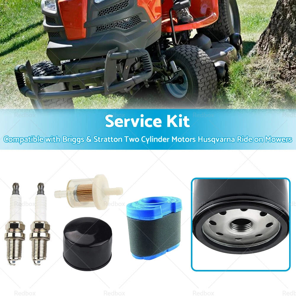 Service Kit for Briggs & Stratton Two Cylinder Motors & Husqvarna Mowers