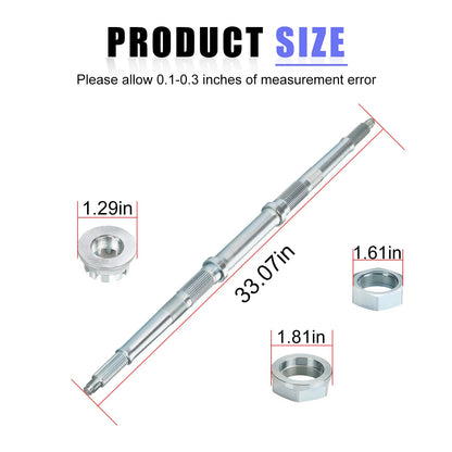 Rear Axle Shaft Wheel Nut Kit for Honda TRX300/TRX300FW 1993-2000