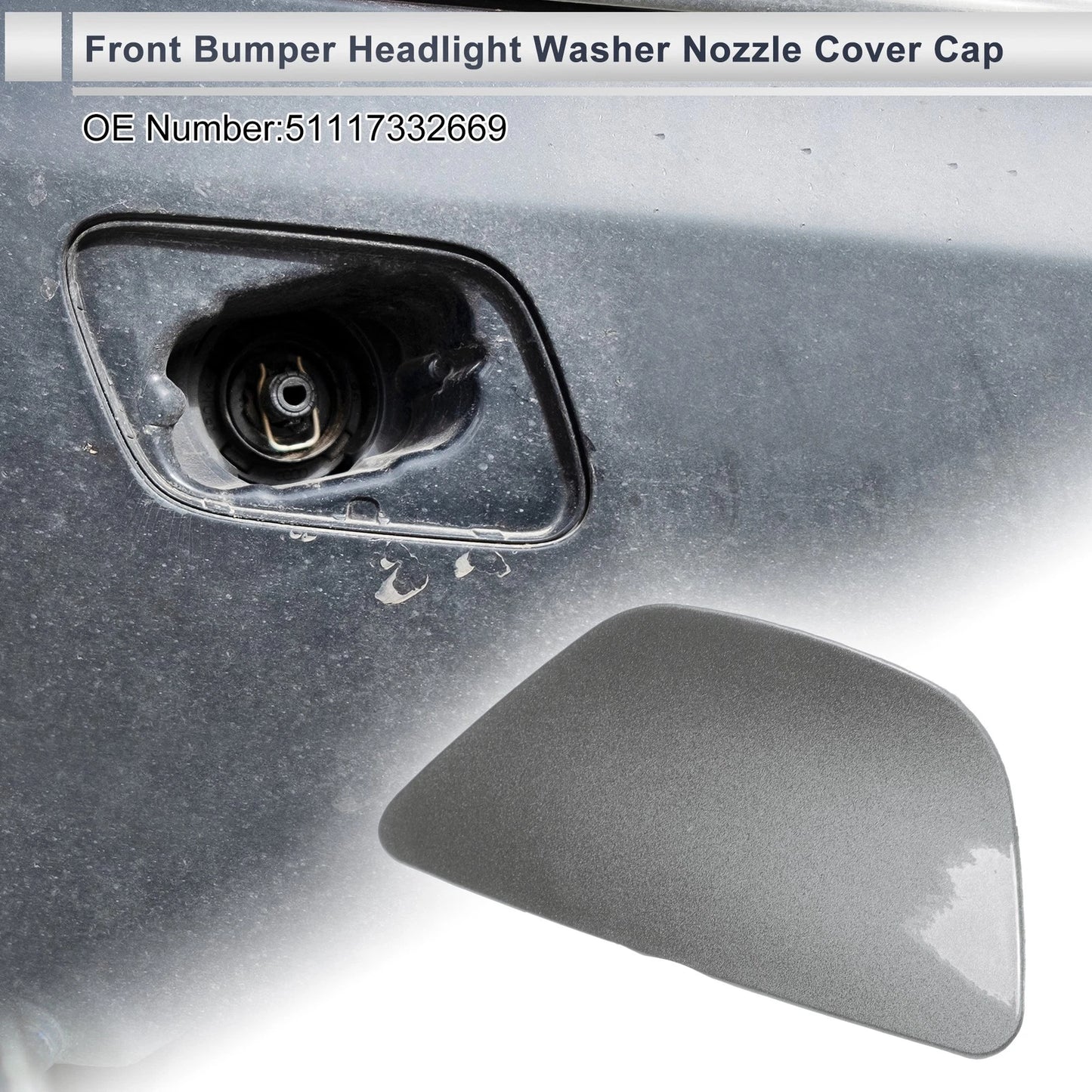 Front Left Washer Nozzle Cover for BMW 535i GT (2014-2017)