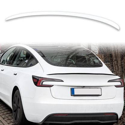 ABS Boot Spoiler for Tesla Model 3 (2023-2025) Pearl White