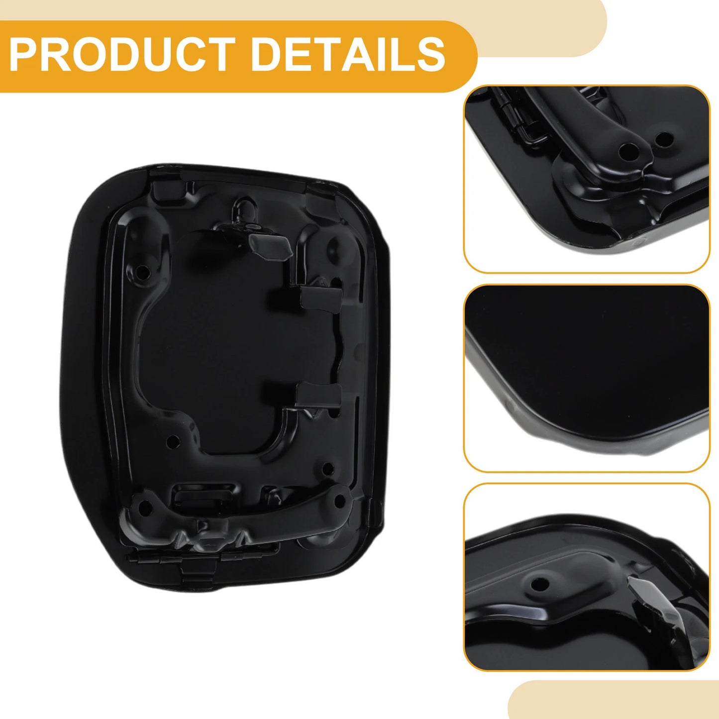 Fuel Tank Door Cap for Toyota 4Runner (2003-2009) Black Filler Flap Cover