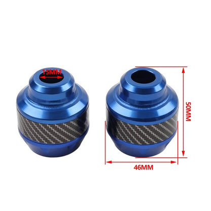 2 x Silver Motorcycle Front Fork Frame Sliders for Make & Model
