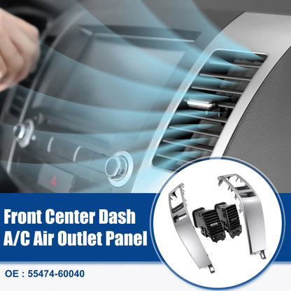 Center Dashboard A/C Vent Panel for Toyota Land Cruiser Prado (2003-2009)