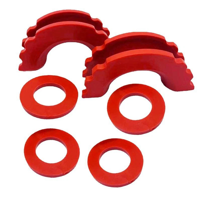 3/4" D Ring Tow Shackles & Isolators for Bumper Protect Silencer