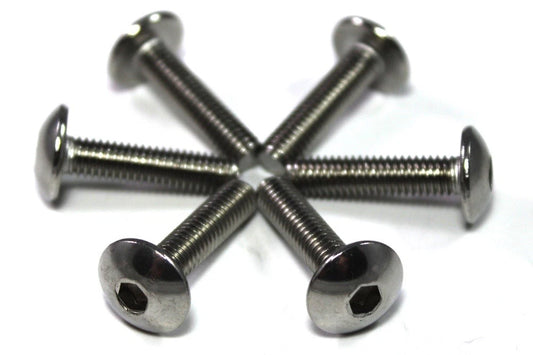 10x Bulloni M6x25 Pan Testa Inox Carenatura for Rieju RS2 50 125
