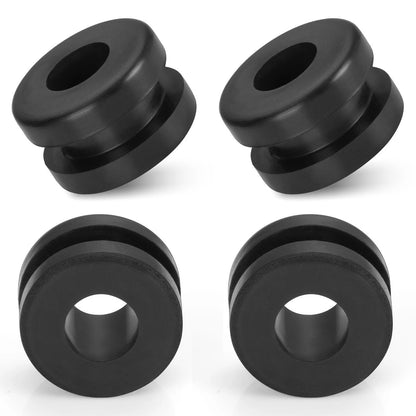 4x Rubber Heel Guard for Yamaha Banshee 350/Warrior 350/Blaster 200
