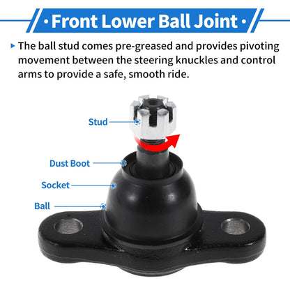 Front Lower Ball Joints for Hyundai Tucson (2005-2009)