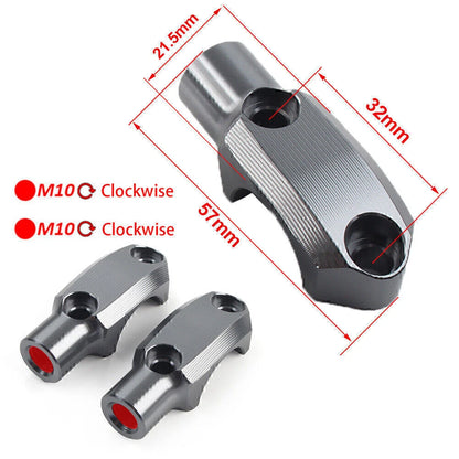 Gold Master Cylinder Mirror Clamp Mount Bracket for BMW F900XR (2019-2021)