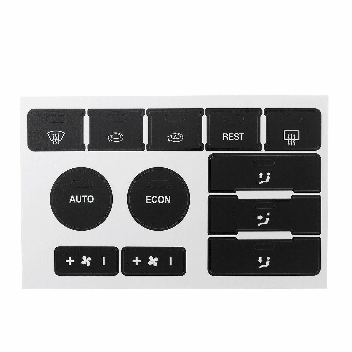 Button decals/stickers for VW TOUAREG (2004–2009)